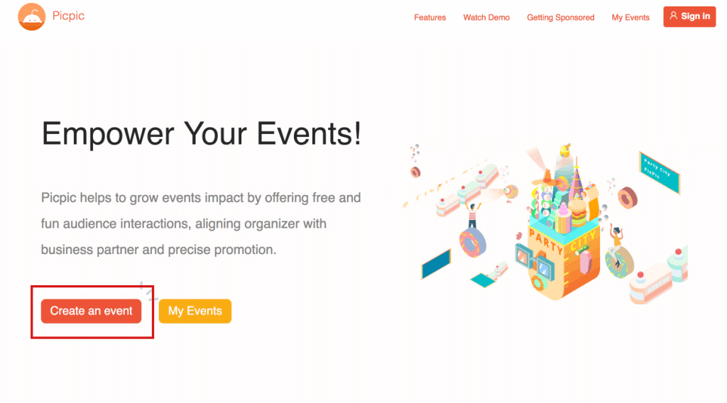 create event