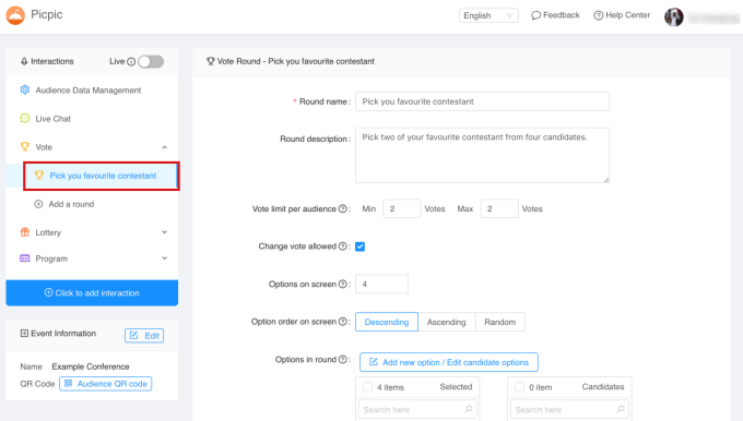 add vote function